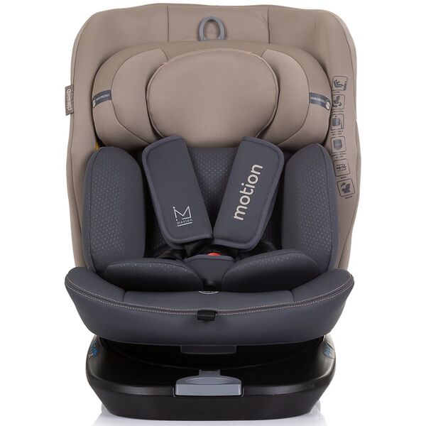 Scaun auto Chipolino Motion I-Size 40-150 cm macadamia cu sistem Isofix, Culoare: Bej