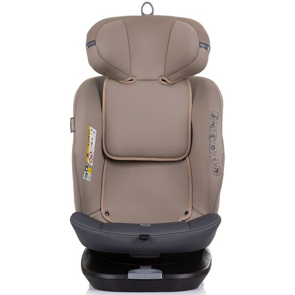 Scaun auto Chipolino Motion I-Size 40-150 cm macadamia cu sistem Isofix, Culoare: Bej