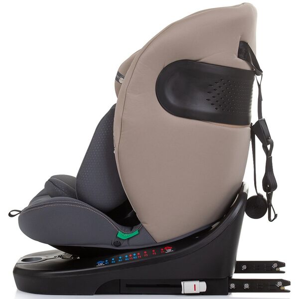 Scaun auto Chipolino Motion I-Size 40-150 cm macadamia cu sistem Isofix, Culoare: Bej