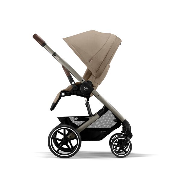 Carucior Balios S Lux Cybex TPE, Almond Beige, Culoare: Bej