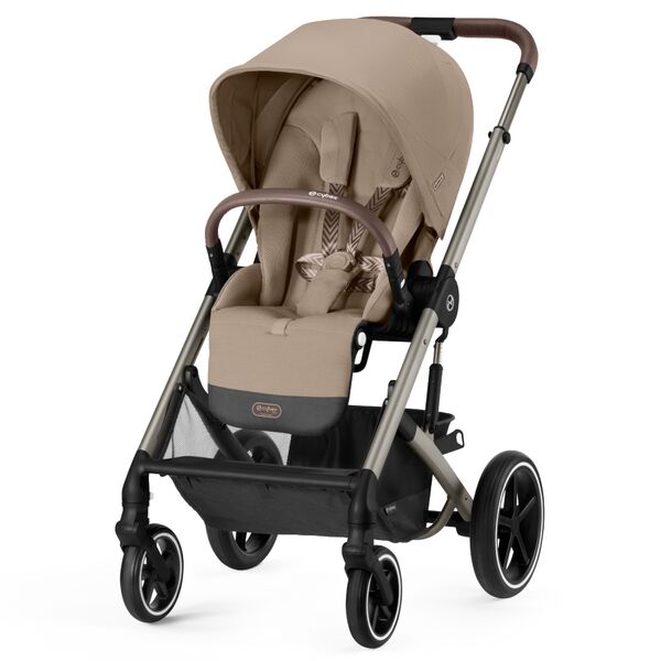 Carucior Balios S Lux Cybex TPE, Almond Beige, Culoare: Bej