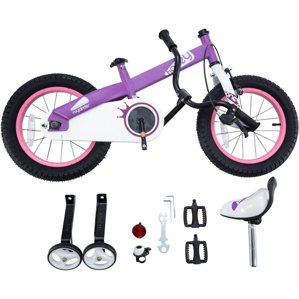 Bicicleta Copii 3-5 ani Royal Baby Honey Children 14", Mov, Culoare: Mov