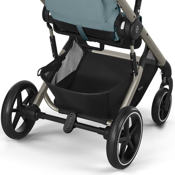 Carucior Balios S Lux Cybex 2 in 1 TPE B, Stormy Blue, Culoare: Albastru Deschis