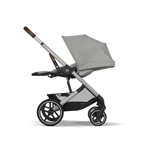 Carucior Balios S Lux Cybex 2 in 1 SLV B, Stone Grey, Culoare: Gri