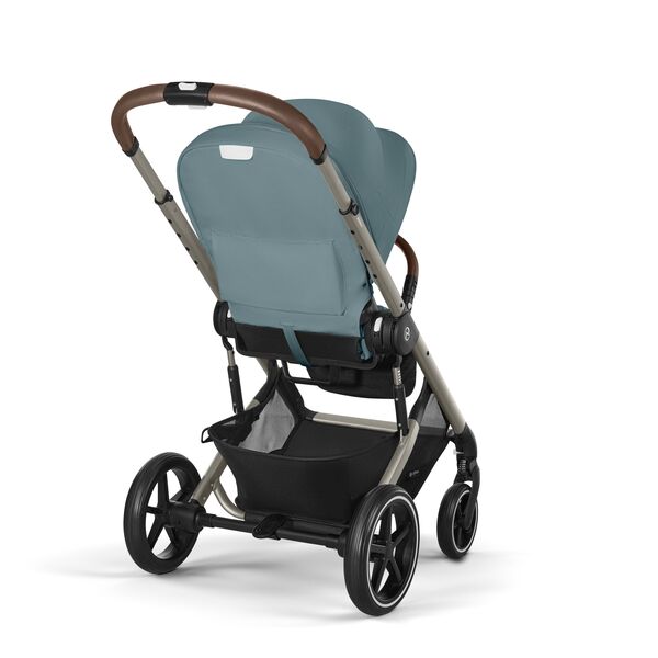 Carucior Cybex, Balios S Lux 3 in 1 TPE B, Stormy Blue, Culoare: Albastru Deschis