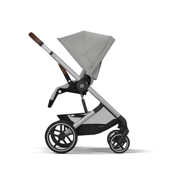 Carucior Balios S Lux Cybex 2 in 1 SLV B, Stone Grey, Culoare: Gri
