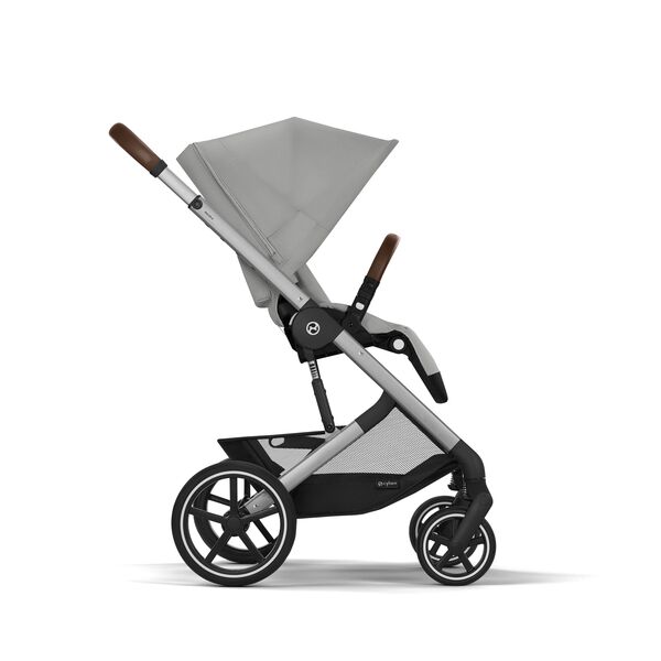 Carucior Balios S Lux Cybex 2 in 1 SLV B, Stone Grey, Culoare: Gri