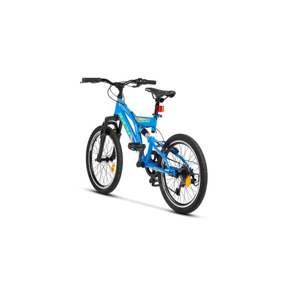 Bicicleta MTB-FS Rich Alpin R2049A 20", Albastru/Verde/Portocaliu