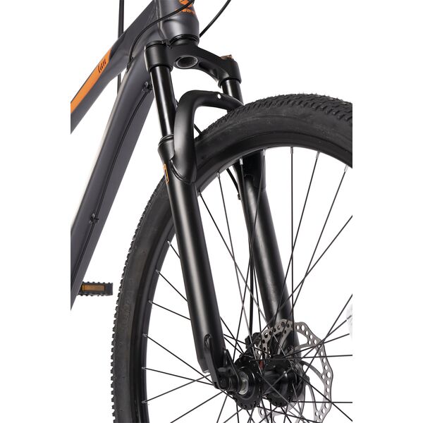  Bicicleta MTB-HT Carpat Ian 2.9 C2959G 29", Gri/Negru/Portocaliu, Culoare: Gri/Negru/Portocaliu