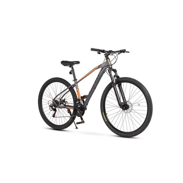  Bicicleta MTB-HT Carpat Ian 2.9 C2959G 29", Gri/Negru/Portocaliu, Culoare: Gri/Negru/Portocaliu