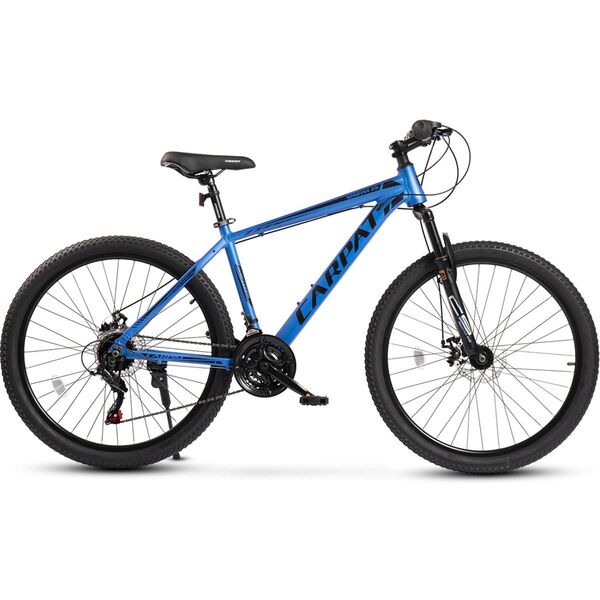  Bicicleta MTB-HT Carpat Spartan 2.6 C26322C 26", Cadru Aluminiu, Albastru/Negru, Culoare: Albastru/Negru