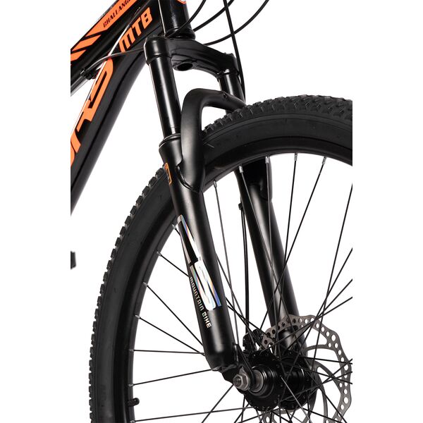  Bicicleta MTB-HT Velors Challenge 2.6 V2610A 26", Negru/Portocaliu, Culoare: Negru/Portocaliu