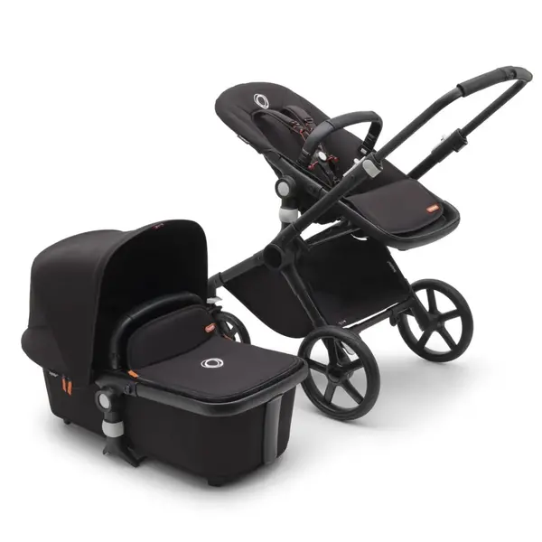 Carucior Bugaboo Fox Cub Black/Midnight Black 2 in 1