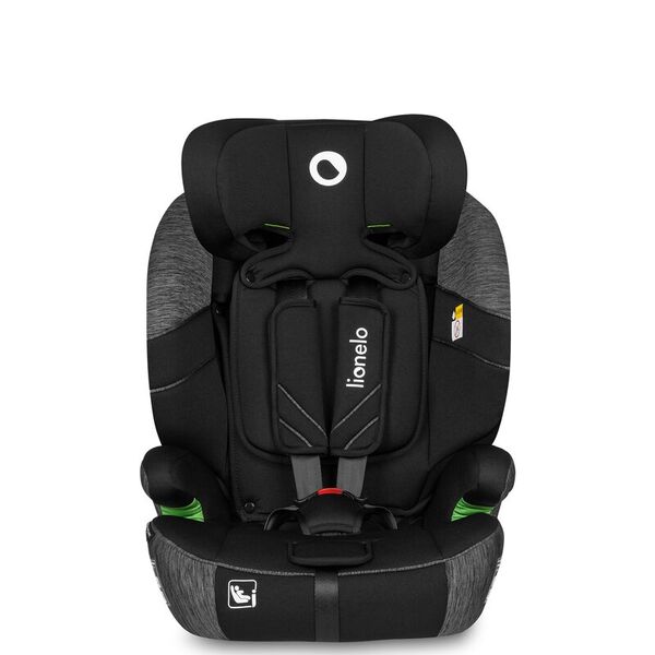 Scaun auto, Lionelo, Levi One i-Size, Universal, Instalare FWF, Cu tetiera reglabila in 10 pozitii, Cu spatar detasabil, 76-150 cm, Conform cu R129, Gri, Culoare: Gri
