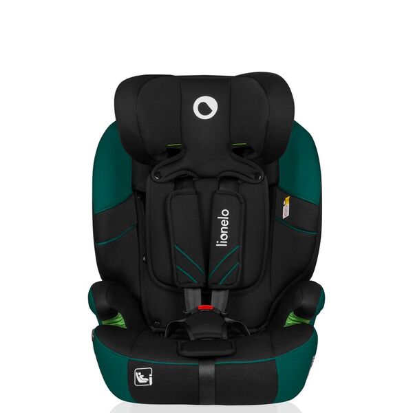 Scaun auto, Lionelo, Levi One i-Size, Universal, Instalare FWF, Cu tetiera reglabila in 10 pozitii, Cu spatar detasabil, 76-150 cm, Conform cu R129, Verde, Culoare: Verde