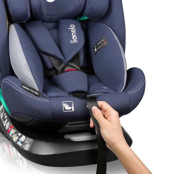 Scaun auto, Lionelo, Bastiaan One i-Size, 4 in 1, Protectie laterala, Cu spatar inclinabil in 4 pozitii, Cu tetiera reglabila in 13 pozitii, Rotire 360 grade, Top Tether, 0-36 Kg, 40-150 cm, Cu Isofix, Conform cu ECE R129, Albastru, Culoare: Albastru Scaun auto, Lionelo, Bastiaan One i-Size, 4 in 1, Protectie laterala, Cu spatar inclinabil in 4 pozitii, Cu tetiera reglabila in 13 pozitii, Rotire 360 grade, Top Tether, 0-36 Kg, 40-150 cm, Cu Isofix, Conform cu ECE R129, Albastru, Culoare: Albastru