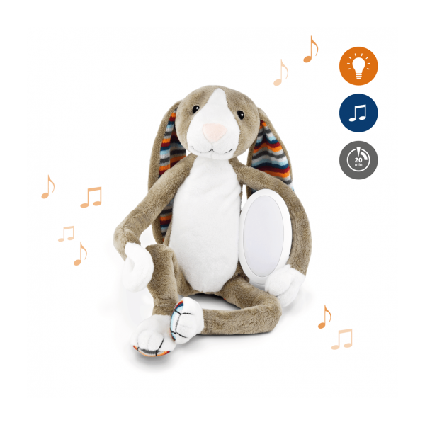 Amic Muzical Luminos pentru Somn Zazu Kids Iepurasul Bo