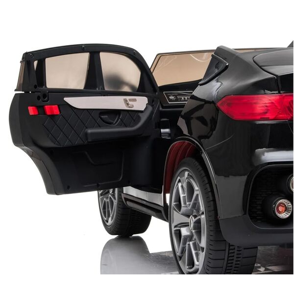 Masinuta electrica cu telecomanda, Mercedes-Benz GLC Coupe, roti EVA, scaun piele ecologica, Negru, Culoare: Negru
