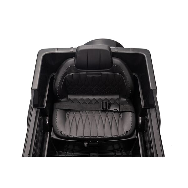 Masinuta electrica cu telecomanda, Mercedes-Benz AMG G63, roti EVA, scaun piele ecologica, Negru, Culoare: Negru