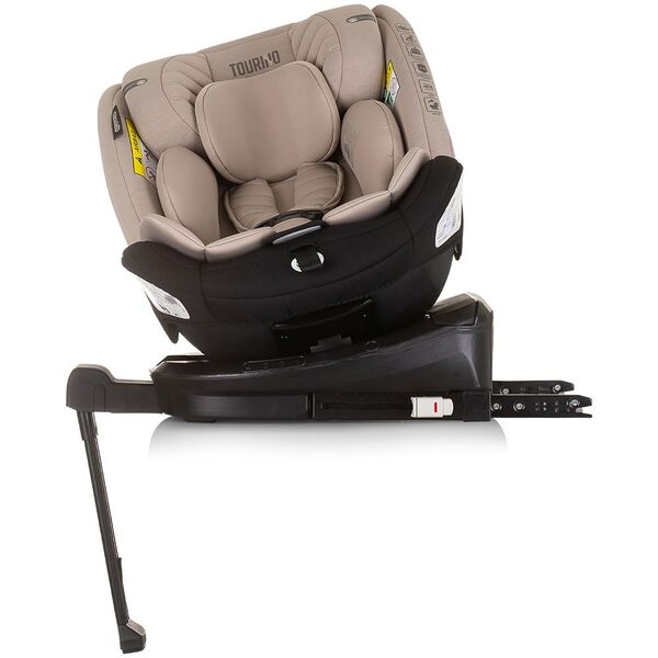 Scaun auto Chipolino Tourino I-Size 40-150 cm macadamia cu sistem Isofix, Culoare: Bej
