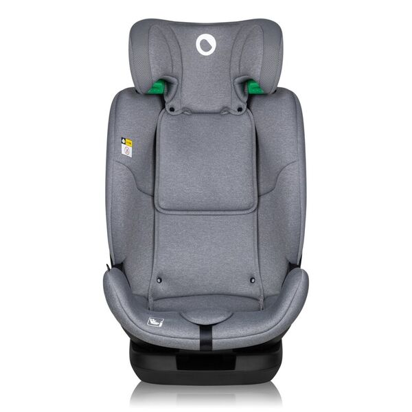 Scaun auto, Lionelo, Lavender I-size, Isofix, Cu centura TopTether, Cu spatar inclinabil in 5 pozitii, Cu tetiera reglabila in 13 pozitii, Instalare cu fata inainte, 9-36 Kg, 76-150 cm, Conform cu ECE R129, Bej, Culoare: Gri