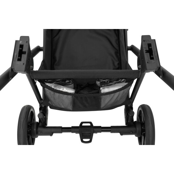 Carucior 3 in 1 pentru gemeni Kunert Invento Duo, Culoare: Negru