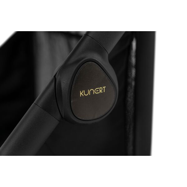 Carucior 3 in 1 pentru gemeni Kunert Invento Duo, Culoare: Negru