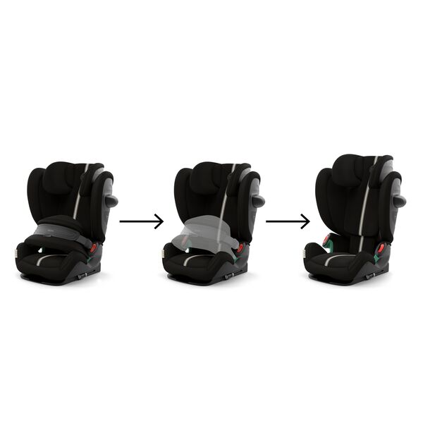 Scaun auto Cybex Pallas G2 Plus Moon Black, Culoare: Negru