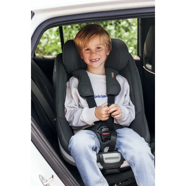 Scaun auto copii BeSafe Beyond Dark Grey Mélange, Culoare: Gri deschis