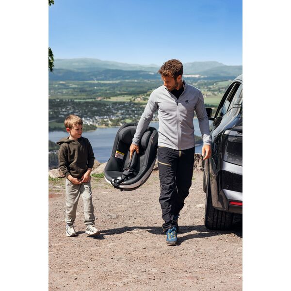 Scaun auto copii BeSafe Beyond 360 Negru SoftBreeze, Culoare: Negru