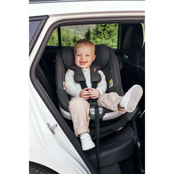 Scaun auto copii BeSafe Beyond Dark Grey Mélange, Culoare: Gri deschis