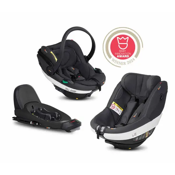 Scaun auto copii BeSafe Beyond 360 Negru SoftBreeze, Culoare: Negru