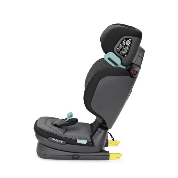 Scaun auto iSize Peg Perego, Viaggio Flex, 100-150 cm, 3-12 ani, Crystal Black