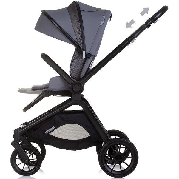 Carucior Chipolino Magnum 3 in 1 anthracite, Culoare: Gri