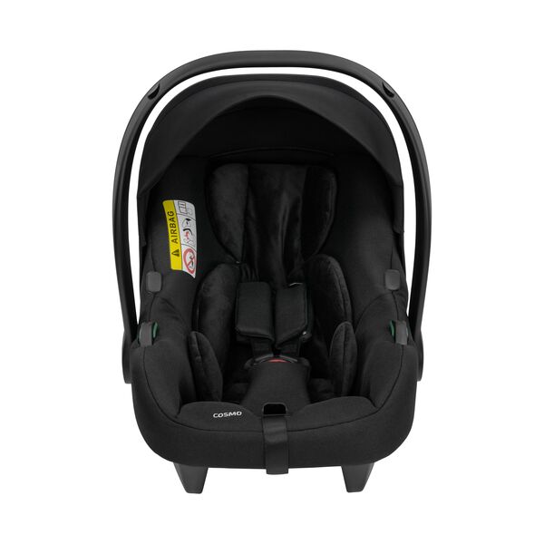 Carucior 3 in 1 pentru gemeni Kunert Invento Duo Glam, Culoare: Negru