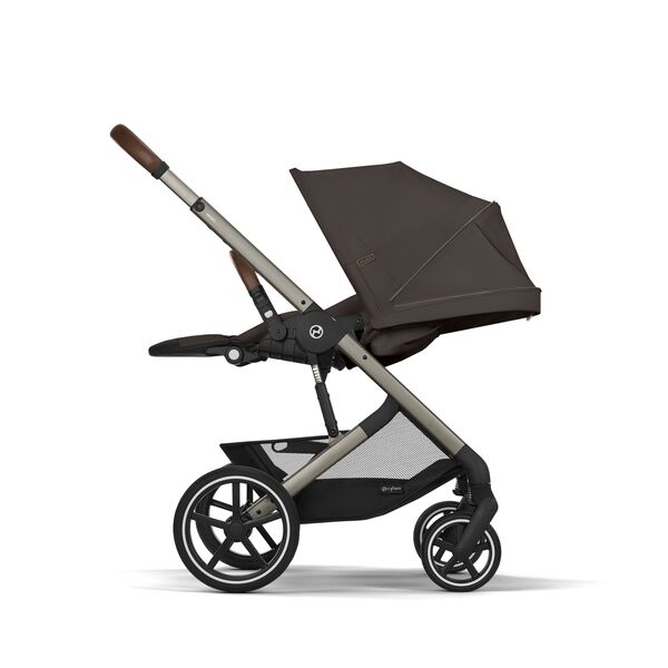 Carucior Balios S Lux Cybex 2 in 1 TPE, Chocolate Brown, Culoare: Maro