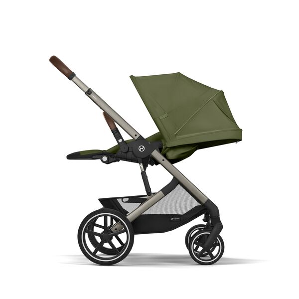 Carucior Balios S Lux Cybex TPE, Moos Green, Culoare: Verde