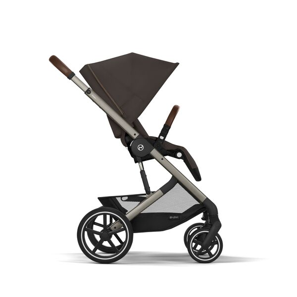 Carucior Balios S Lux Cybex TPE, Chocolate Brown, Culoare: Maro