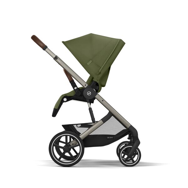 Carucior Balios S Lux Cybex TPE, Moos Green, Culoare: Verde