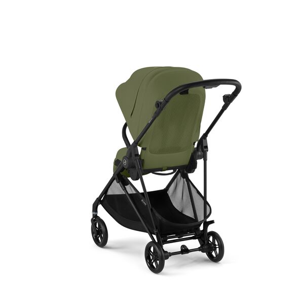 Carucior Cybex Melio Carbon B 3 in 1, Moss Green, cu scoica auto Cloud G i-Size, Culoare: Verde