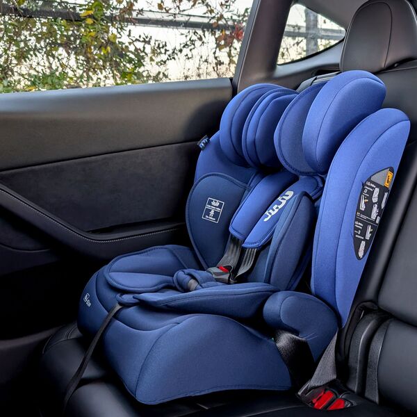 Scaun Auto Juju Safe Rider i-Size, Albastru-Bleumarin, Culoare: Albastru-Bleumarin