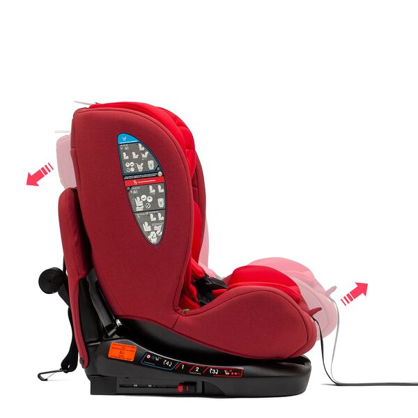 Scaun Auto Juju Total 360 i-Size, Rosu, Culoare: Rosu