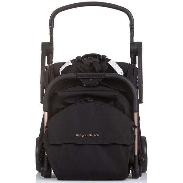 Carucior sport Chipolino Illusion blackberry, Culoare: Negru