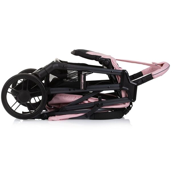 Carucior sport Chipolino Sparkle pink marshmallow, Culoare: Roz
