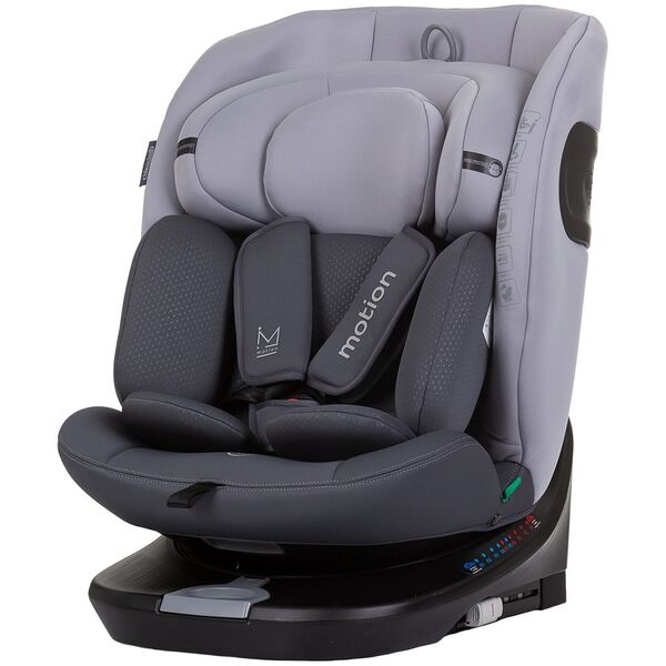 Scaun auto Chipolino Motion I-Size 40-150 cm granite cu sistem Isofix, Culoare: Gri