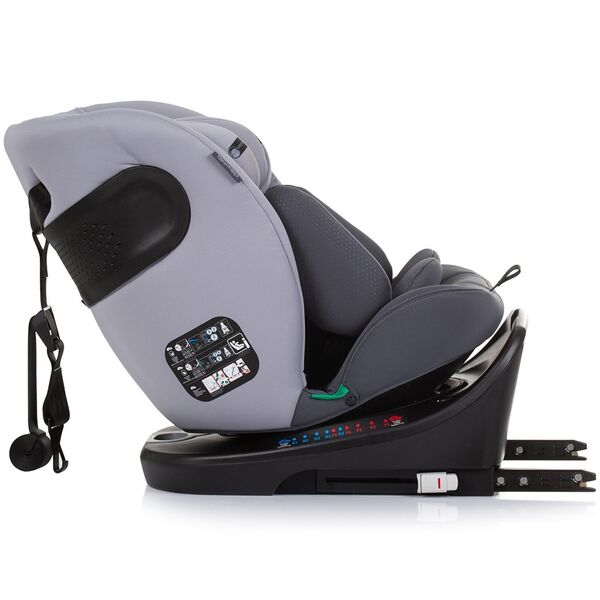 Scaun auto Chipolino Motion I-Size 40-150 cm granite cu sistem Isofix, Culoare: Gri