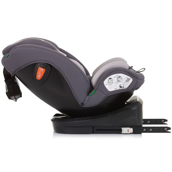Scaun auto Chipolino Volare I-Size 40-150 cm granite cu sistem Isofix, Culoare: Gri