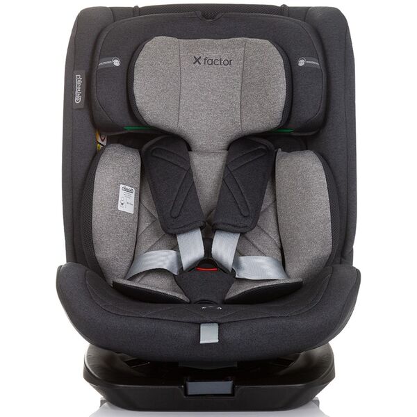 Scaun auto Chipolino X Factor I-Size 40-150 cm granite cu sistem Isofix, Culoare: Gri