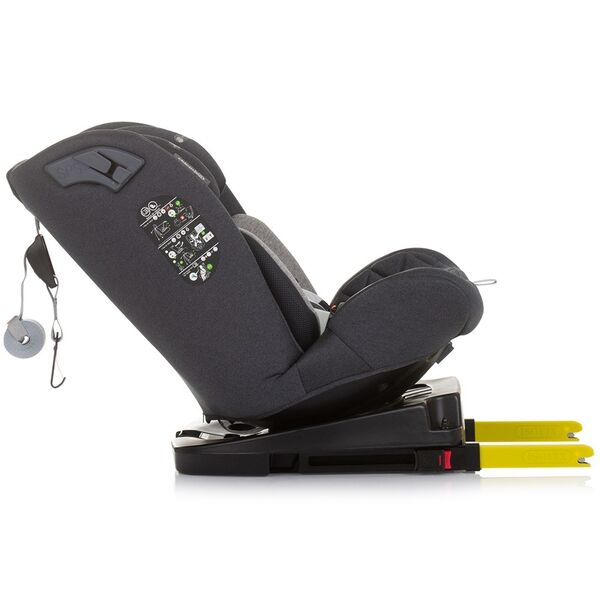 Scaun auto Chipolino X Factor I-Size 40-150 cm granite cu sistem Isofix, Culoare: Gri