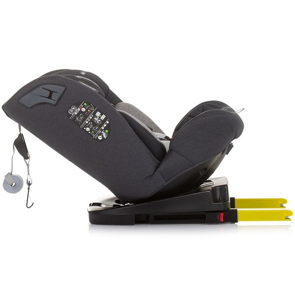 Scaun auto Chipolino X Factor I-Size 40-150 cm granite cu sistem Isofix, Culoare: Gri